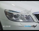 Škoda Octavia II - Mračítka předních světel - pro lak (Autostyl Janko)