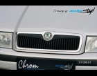 Škoda Octavia - Lišta masky - černý desén (Autostyl Janko)
