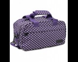 Member\'s ESSENTIAL ON-BOARD Cestovní taška 20 cm, XS (fialová/ bílá) Member\'s ESSENTIAL ON-BOARD Cestovní taška 20 cm, XS (fialová/ bílá)